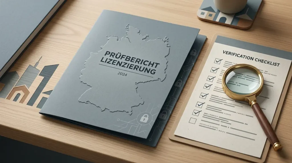 Redaktionelle Illustration zu Fridayroll Lizenz: Tobique-Lizenz und GGL-Status in Deutschland